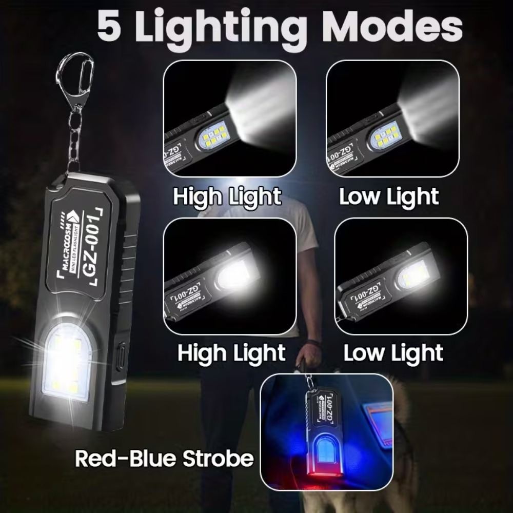 Mini COB LED Keychain Flashlig – Tactical Flashlight Rechargeable Bewertung und Preis